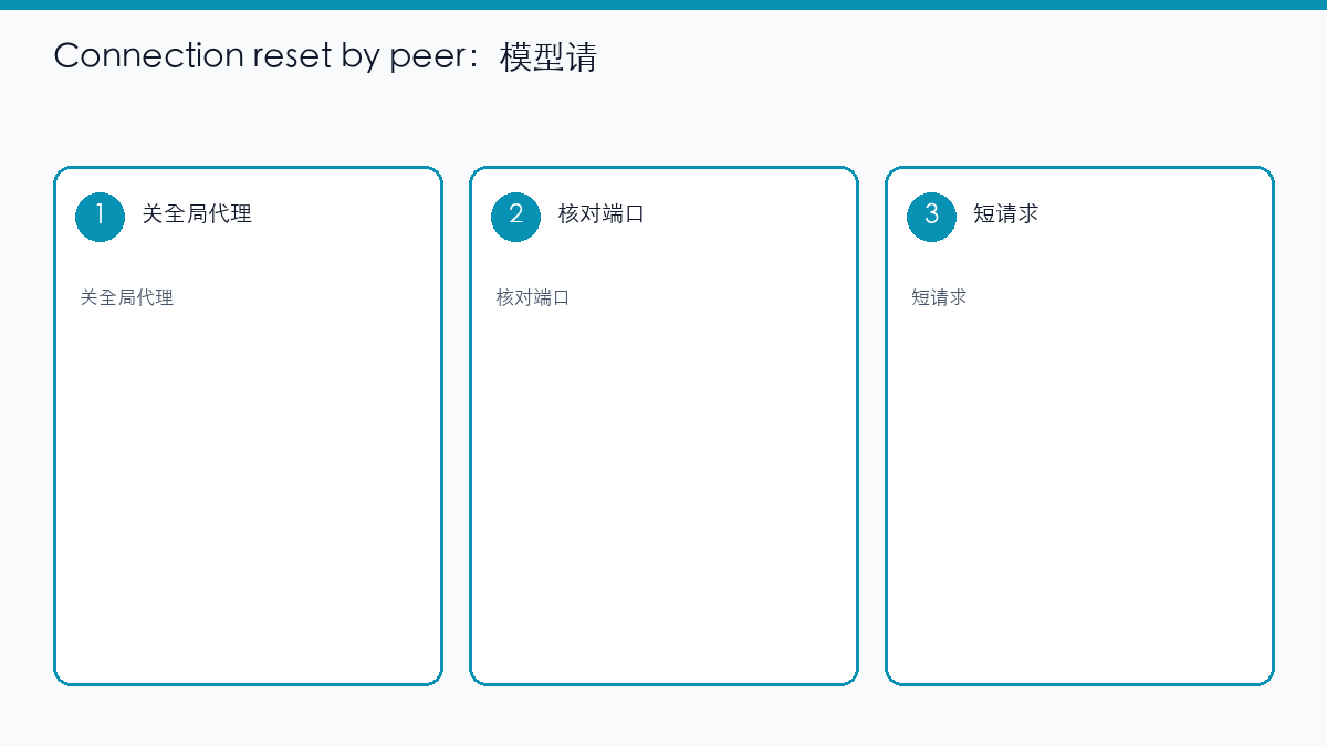 示意图:连接重置先关全局代理